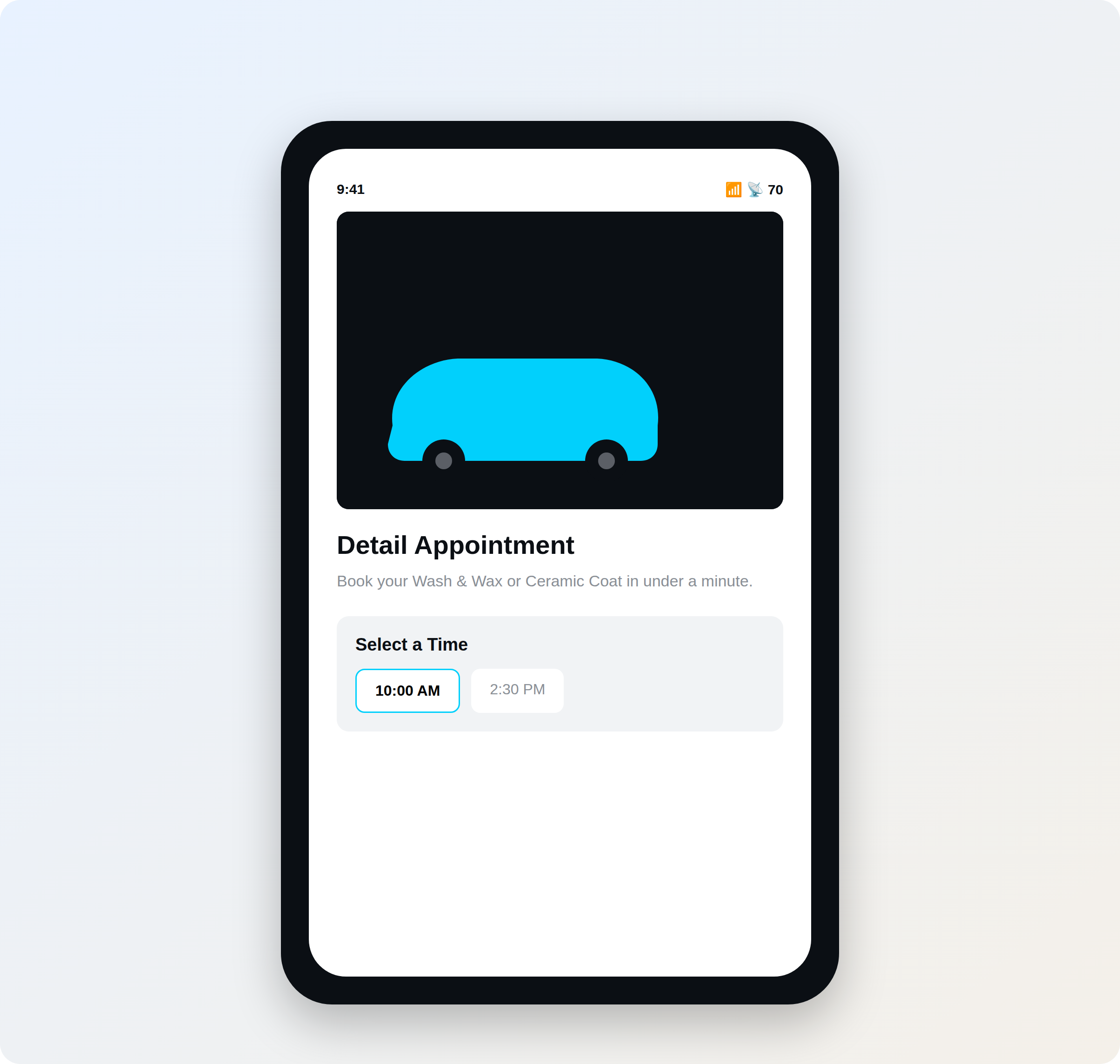 Support dashboard